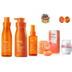 NATURA - Kit tododia flor de jengibre y mandarina 5 pzas y 2 regalos