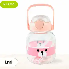 ICHIMATSU - Tomatodo Oso Rosado con Asa 1000 Ml.