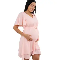 GENERICO - Vestido Maternal en Gasa Mama A La Mode