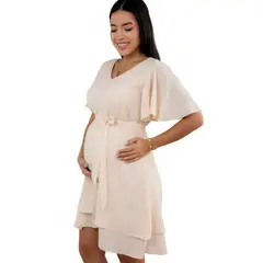 GENERICO - Vestido Maternal en Gasa Mama A La Mode