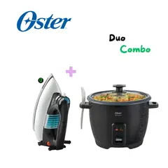 OSTER - Combo Olla Arrocera 1.8 L y Plancha Clásica