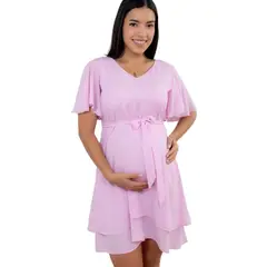 GENERICO - Vestido Maternal en Gasa Mama A La Mode