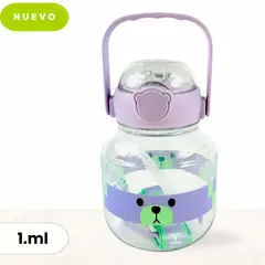 ICHIMATSU - Tomatodo Oso Lila con Asa 1000 Ml.