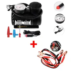 OEM - Combo Compresor Inflador Llanta Autos y Cable Arrancador para Bateria
