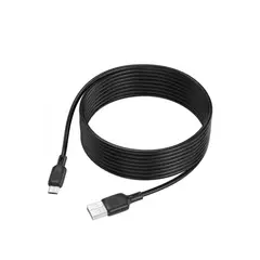 OEM - Cable USB-C a Micro USB V8 de Silicona 3 Metros Transferencia de Datos y Carga