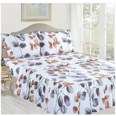 CASATEX - JUEGO DE SÁBANAS CON BLONDA KING