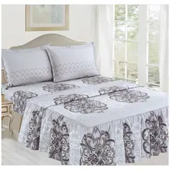 CASATEX - JUEGO DE SÁBANAS CON BLONDA KING