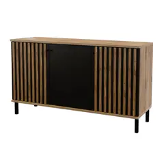 R&R MUEBLES - Aparador Moderno Estilo Industrial Gian 150 cm