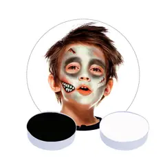 MASK COLORS - Maquillaje Halloween teatro Blanco y Negro de 20 grs (2 uds)