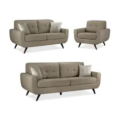 FABIANI HOME - Juego de Sala Emilia 3-2-1 Topo