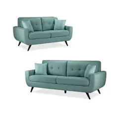 FABIANI HOME - Juego de Sala Emilia 3-2 Aqua