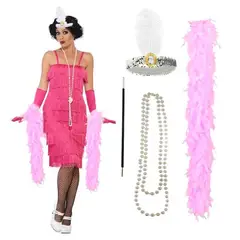 GENERICO - Juego de accesorios Charleston 4 productos (Rosado)