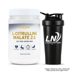GENERICO - Citrulline Malate / citrulina malato 2:1 - 300 g Golden Labs + Shaker