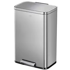 EKO - Papelera con pedal de Acero Inoxidable 50L 425x646 cm