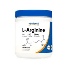 NUTRICOST - Arginina - L Arginine 250 g - 50 servicios