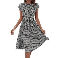 GIOIO - Vestido Mujer Casual Versátil y Cómodo Negro