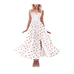 GIOIO - Vestido Mujer Casual Versátil y Cómodo Blanco