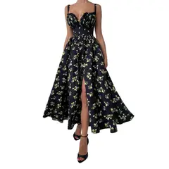 GIOIO - Vestido Mujer Casual Versátil y Cómodo Negro