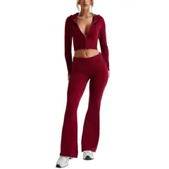 GIOIO - Conjunto de Verano Mujer y Cómodo Rojo