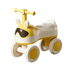 GENERICO - Triciclo Moto Buggy Para Niños Infantil Música Luz 4 Llantas Amarillo