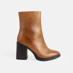 GINO BIGIONI - Botin Mujer de cuero MEDELLIN 01-23 Natural