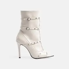 GINO BIGIONI - Botin Mujer de cuero VALENTINO Hueso