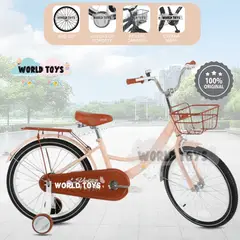 VELOX - Bicicleta Para Niña Aro 20 «NEW LADY» con Canasta Beige