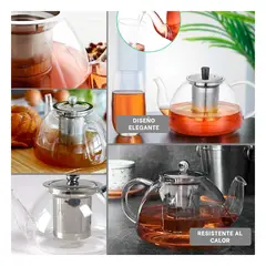 RYBIU IMPORT - Tetera de Infusion con Tapa de Acero 1000ml F062B