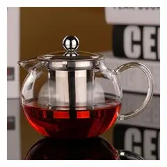 RYBIU IMPORT - Tetera con Filtro de Acero 800ml Y+Ligas de Regalo