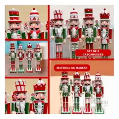 GENERICO - Cascanueces con Sombrero de Postre y Baculo en Multicolor