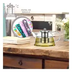 RYBIU IMPORT - Tetera con Filtro de 1500ml F180B Y+Papel de Regalo