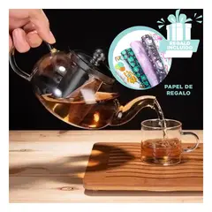 RYBIU IMPORT - Tetera con Filtro de 900ml F066B Y+Papel de Regalo