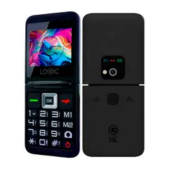 LOGIC - Celular Z3L 4g Plegable Boton Sos Dual Sim Con RadioFM