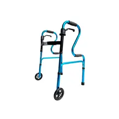 SALUX - ANDADOR DOBLE TIEMPO CON RUEDA COLOR AZUL