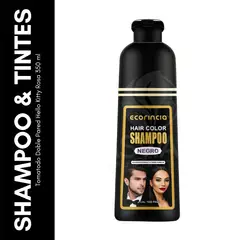 GENERICO - Shampoo Tinte Negro 500 ml - ECORINCIA