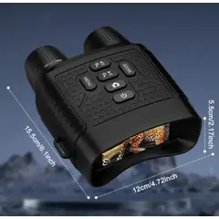 GENERICO - BINOCULARES 600m DE VISION NOCTURNA Y DIURNA CON GRABADORA GRABA Y TOMA FOTOS