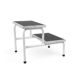 GENERICO - Escalera Escalinata de 2 Peldaños Metal Pintado