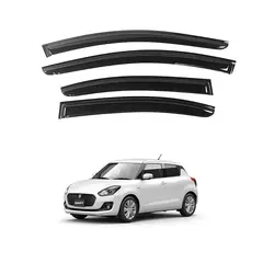 GENERICO - Correlluvias Viseras Para Suzuki Swift 2018-2024 Negro Premiun