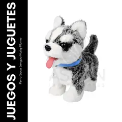 GENERICO - Perro Saca Lengua Husky Plomo