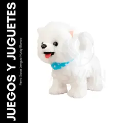 GENERICO - Perro Saca Lengua Husky Blanco