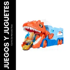 GENERICO - Carro Porta Carritos Dino Naranja