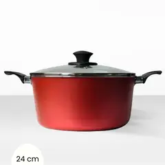 ILKO - Olla Just Cook con Tapa de Vidrio 24 cm