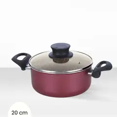 TRAMONTINA - Olla Antiadherente Paria Guinda 20