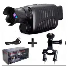 GENERICO - MONOCULAR CON SOPORTE Y CAMARA DE VISION NOCTURNA Y GRABADORA 4K ZOO16X R8