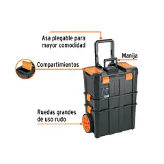 TRUPER - Caja de Herramientas 3 En 1 Desmontable Ruedas CHP-1925R