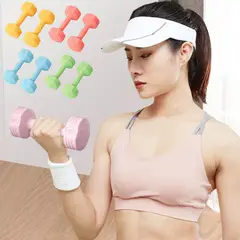 GENERICO - Par de Mancuernas fitness de PE Ecológicas de 1 kg