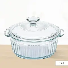 ICHIMATSU - Olla de Vidrio Borosilicato Redonda 2.4 l