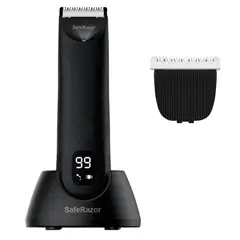 SAFERAZOR - Afeitadora Intima + 1 Cuchilla Cerámica Adicional Negro