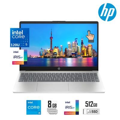 LAPTOP 15-fd0152la, 15.6" Tactil FHD IPS Core 5 120U 8GB DDR4 512GB SSD FREEDOS