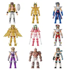 BANDAI - Blokees Saint Seiya Galaxy Class Blind Box 4-Inch Mini Model Kit - Unidad Aleatoria